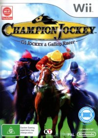Champion Jockey: G1 Jockey & Gallop Racer Wii US box art